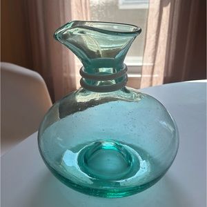Green Glass Decanter